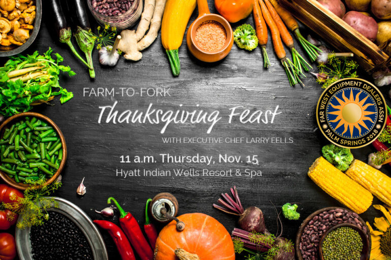 Farm to Fork Thanksgiving Feast with Chef Larry Eells